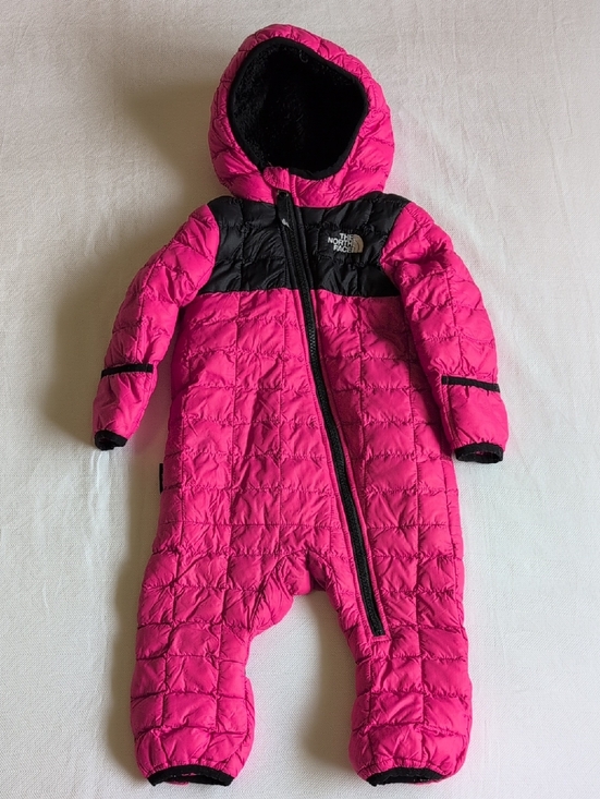 The North Face Other - the north face thermoball infant one piece snowsuit pink 6-12 months baby girl